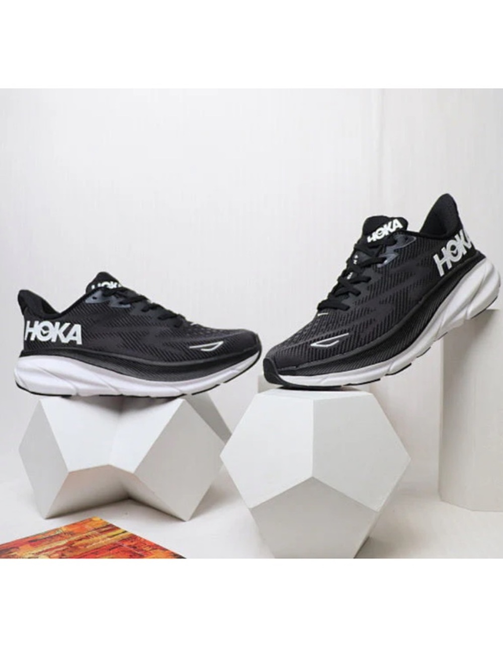 Hoka Women’s Clifton 9 Lace Up Athletic Running Shoes Size 9.5 - Picture 5 of 5